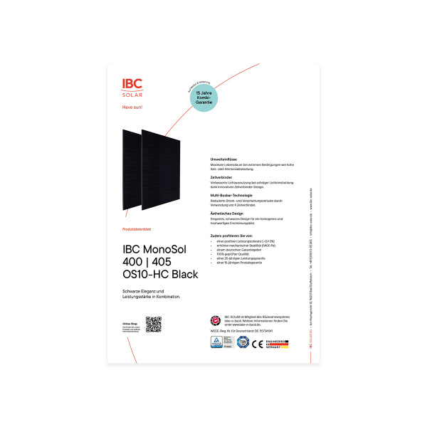 IBC MonoSol 400, 405 OS10-HC Black