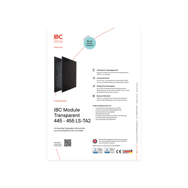 IBC Module Transparent 445, 450 LS-TA2